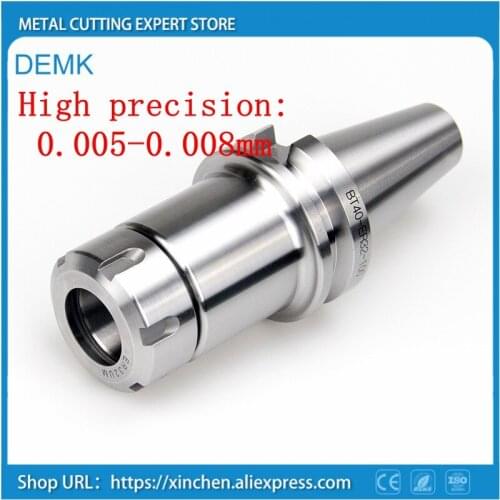Spindle 0.005-0.008mm BT40 ER32 70L 100L High Precision Full Grinding White ISO Standard Spring Chuck ER32 CNC Machine Tool