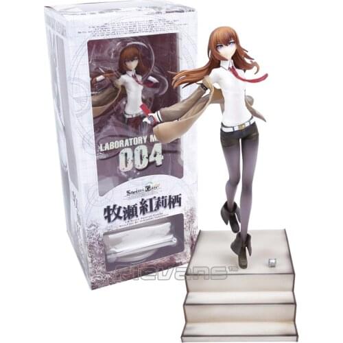 Steins Gate Makise Kurisu Laboratory Member 004 1/8 Scale Painted Figure Collectible Model Toy