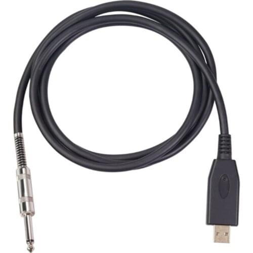 USB Guitar Cable Computer USB to 6.35 Electric Guitar Recording Cable USB to XLR Audio Cable