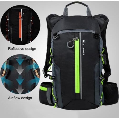 Bike Backpack Portable Climbing Pouch Ultralight Bike Bags Lightweight Knapsack Waterproof Cycling Water Bag