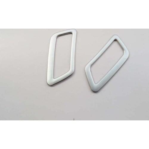 Interior Trim Ring Dash Board Air Conditioning Vent For Nissan X-trail Qashqai 2014 2015 Car Styling Stickers Accessories 2pcs