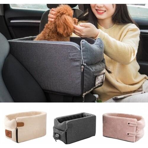 2021 New Pet Car Safety Seats Mat Small Dog Cat Car Nest Pad Portable Car Seat Kennel Soft Puppy Carrier Bag Pet Travel Products