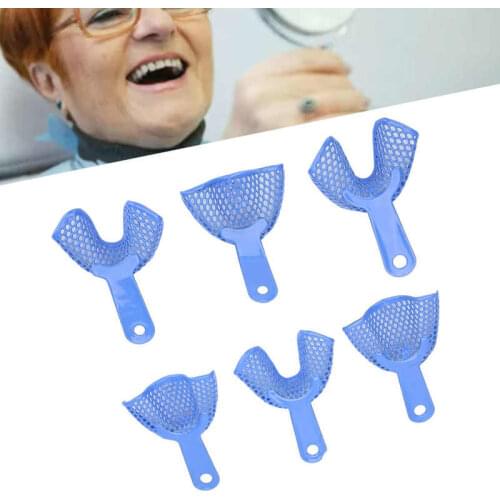 4/6pcs Reusable Dental Impressions Tray Teeth Holder Tray Dental Dentist Tool Supply Accessories Oral Care Tool