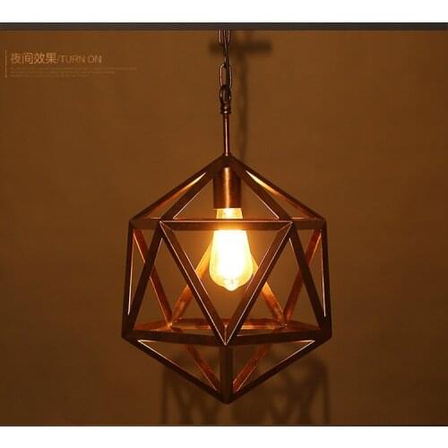 American country Nordic industrial style retro restaurant clothing store chandelier cafe bar personality creative wrought iron