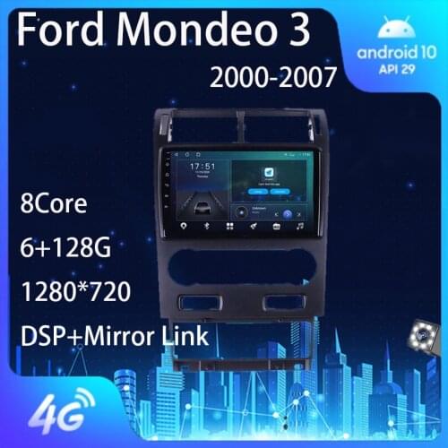 For Ford Fusion Mondeo 3 2004 2005 2006 2007 Radio 2 Din Android Auto Autoradio Bluetooth Apple Carplay Wireless Car Audio 2Din