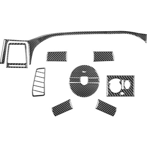 Car Auto Steering Wheel Cover Trim For Dodge Challenger 2008-2014, Carbon Fiber Texture Interior Decoration Accessories