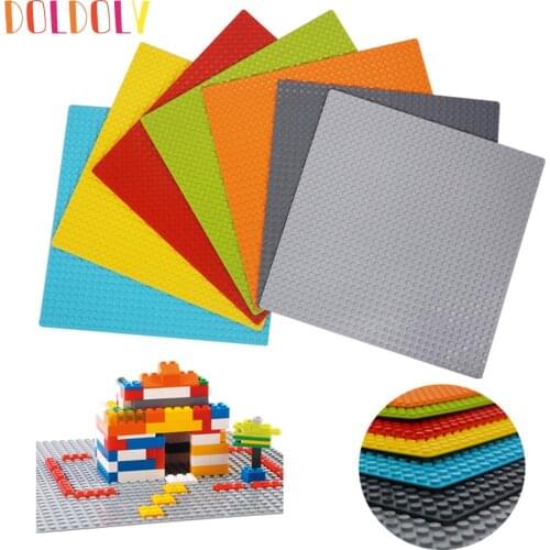 DOLDOLY Base Plate Large Size Big Baseplate Bottom Board for Figure DIY Building Block Toy Compatible with Lead Brand