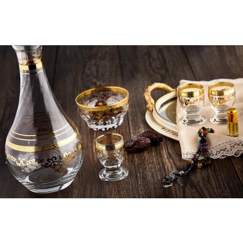 DOLBOVIPaşabahçe Decorative Zamzam Kit-SILK GOLD mug кружка coffee cup cup اكواب قهوه tazas