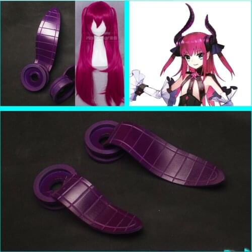 Fate/EXTRA CCC Elizabeth Bathory Dragon Girl Horn Headdress wigs Cosplay Costume Take Photo Headwear Props Halloween Accessories