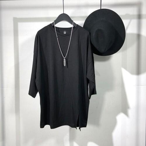 Owen seak Men T Shirt Mens Clothing Hip Hop Tops Tees High Street Summer Japanese Male Solid OverSized Sweetwear T Shirt