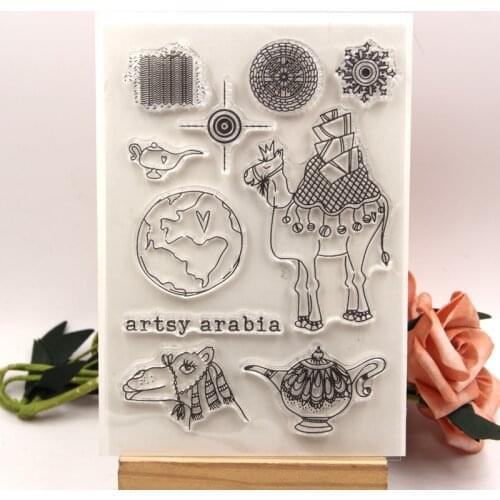 KLJUYP Arabia Camel Clear Stamps Scrapbook Paper Craft Clear stamp scrapbooking