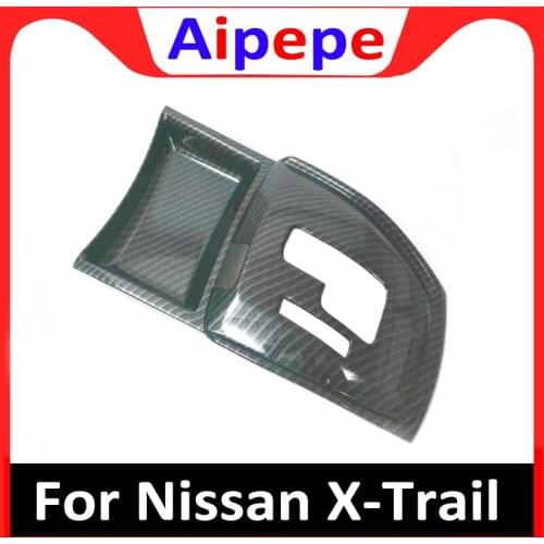 For Nissan X-Trail Rogue T32 Gear Box Cover Center Control Shift Panel ABS Chrome Stickers X Trail 2014-2018 Car Accessories