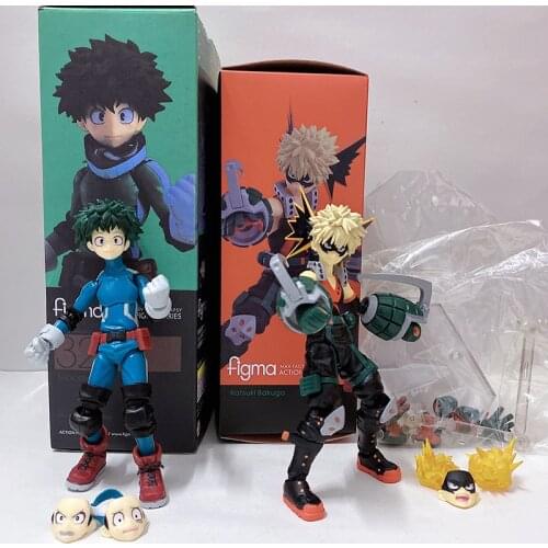 My Hero Academia Bakugou Katsuki Figure Figma 443 Figma 323 Midoriya Izuku Action Figure Bakugou Katsuki Action Figure Toys Gift