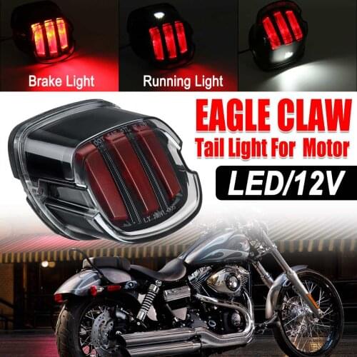 NEW Motorcycle LED Tail Light For-Touring For-Sportster Xl883r DRL Rear Brake Lights Signal Number License Plate Lamp