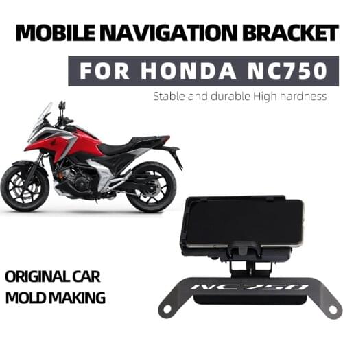 Motorcycle Front Plate Bracket Smartphone Phone GPS Navigaton Bracket Phone Stand Holder For Honda NC750D NC 750D
