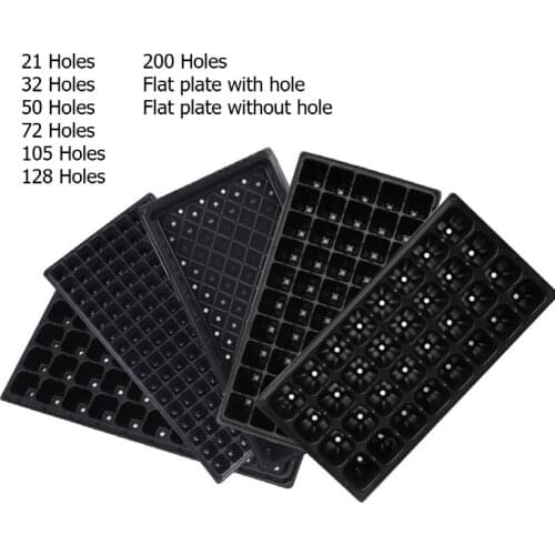 21 32 50 72 105 128 200 Holes Seedling Tray / Seedling Plate Sowing Deep Seedbed Garden Tools