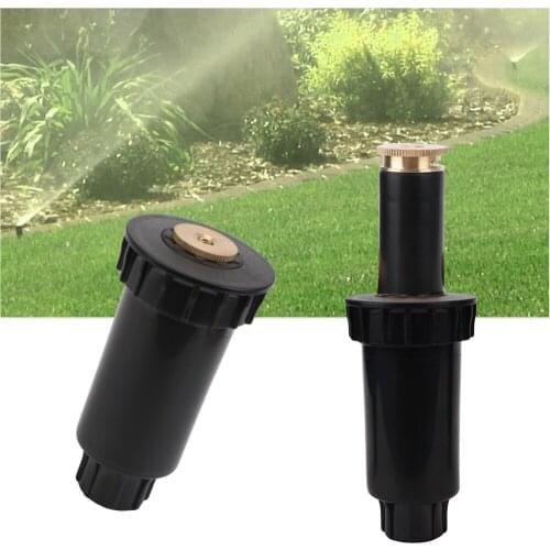 Lawn Watering Sprinkler Head 1/2" Female Thread Pop up Sprinklers Garden Spray Nozzle Automatic 90/180/360 Degree