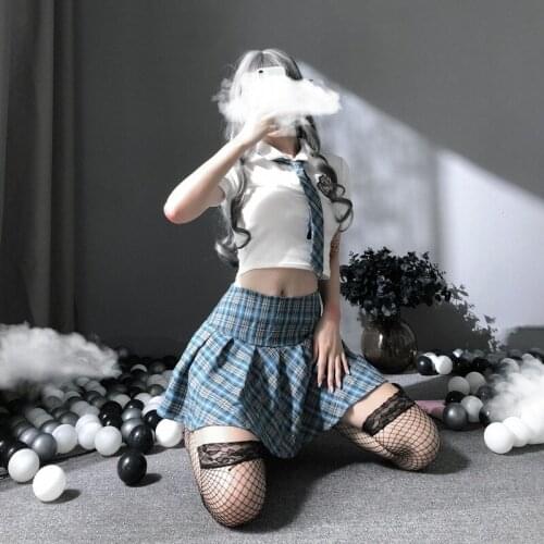 Sex Clubwear Erotic Serve Costumes Cosplay Schoolgirl Sexy Student Uniform Skirt Cute Lingerie Sailor School Girl Outfit
