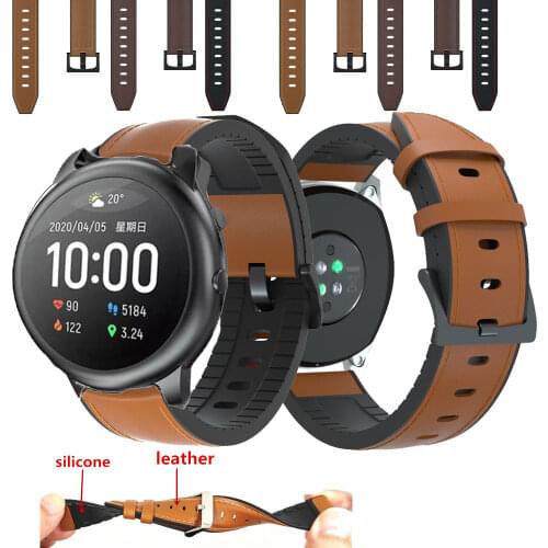 Silicone Band For Haylou Solar LS05 For Galaxy Watch3 41/45 For TicWatch E For TicWatch Pro Watch Band Bracelet