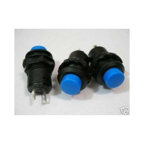 10pcs Blue Latching Dash OFF-ON Push-Button Car Switch B35 i