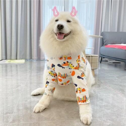 Pets Products Fashion Summer Short Pattern Shirt For Giant Dogs