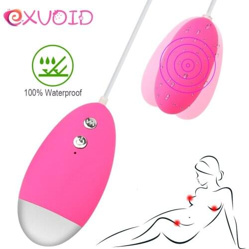 EXVOID Vibrators for Woman G Spot Massage Orgasm Vibrating Egg Sex Toys for Women Female Masturbator Adult Products 12 Frequency