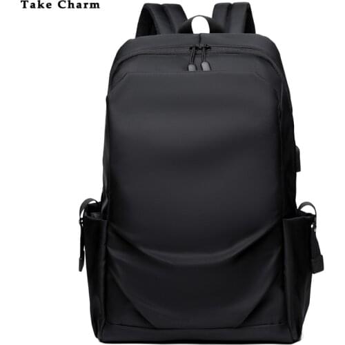 High quality Oxford cloth waterproof mens backpack Outdoor leisure sports bag Youth USB Camping Hiking Travel Bag