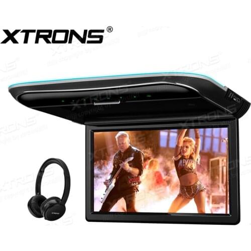 XTRONS 11.6" HD Resolution 1366*768 Monitor Ultra-thin Car Roof Overhead Player HDMI Speaker support 1080P Video USB & AV Input