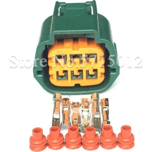 6 Hole Electronic Car Throttle Plug 6189-0766 6189-1102 Automotive Connector For Nissan TEANA X-TRAIL