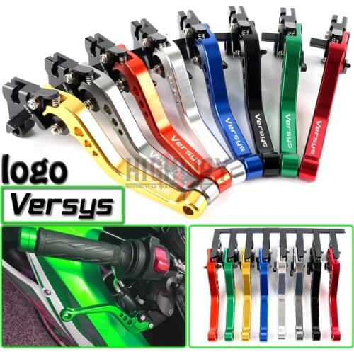 Motorcycle CNC Aluminum Brake Clutch Levers Adjustable Short Lever for Kawasaki VERSYS 300X 2017 2018 2019