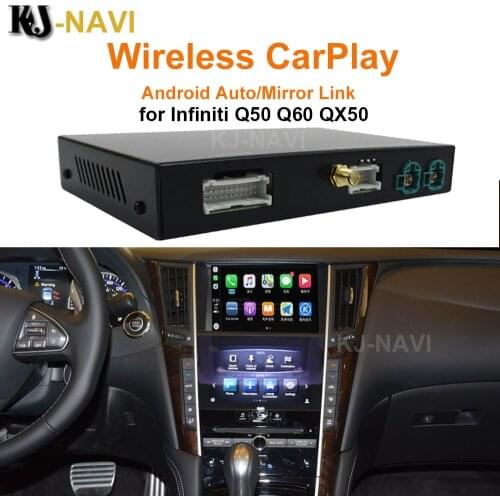 Wireless Apple Carplay For infiniti 2015-2019 Q50 Q60 Q50L QX50 Android Auto Mirror Wifi Car Play Airplay