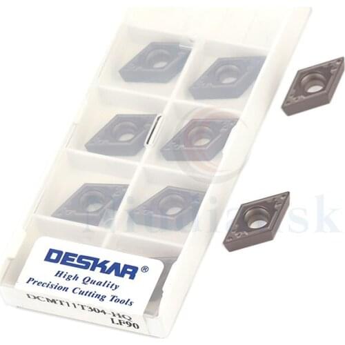 DCMT11T304-FG CNC Lathe Tools DCMT11T304-HQ Cutting Blade DCMT11T304-MT DCMT11T304-PS LF90 Carbide Insert Internal Turning Tools