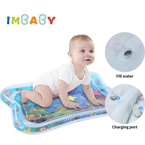 Baby Kids Water Play Mat Toys Inflatable Thicken PVC Playmat Toddler Activity Play Center Water Mat For Babies Baby Accessorie