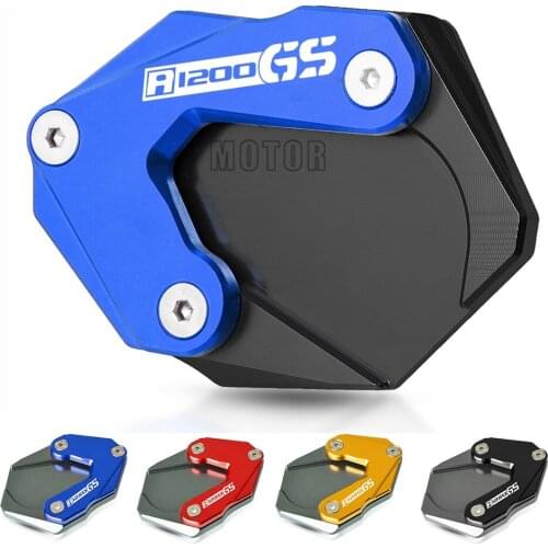 CNC Motorcycle Extension Pad Side Stand Kickstand Enlarge FOR BMW R 1200 GS LC 2013-2018 R1200GS Rallye 2016-2019 2017 2016 2015