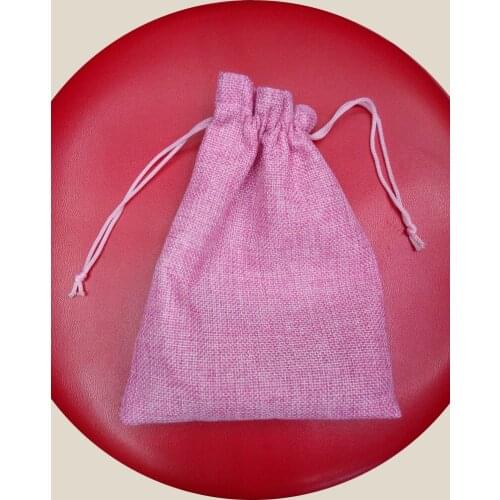 13x18cm Fashion Multicolor Gifts Jute Bag Drawstring Bags Jewelry Packaging Display For Wedding/Party/Birthday Pouch Gift Bags