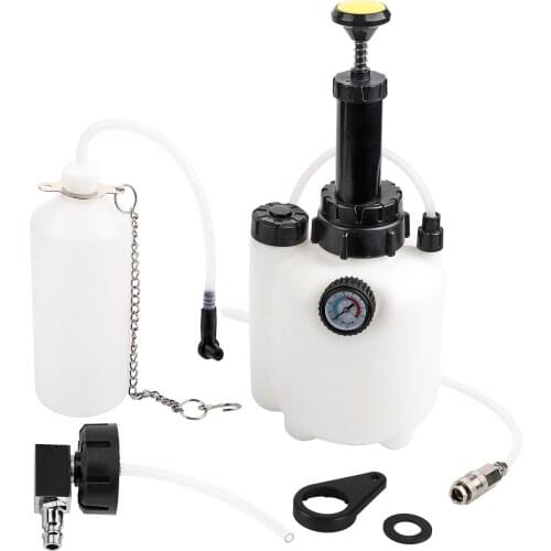 Gereedschap 3L Capacity Manual Brake Clutch Fluid Bleeder Bleeding Tool with Universal Adapter Household tool parts