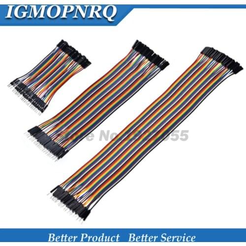 Dupont line 120pcs 10cm 20cm male to male + male to female and female to female wire Dupont cable for Arduino diy kit