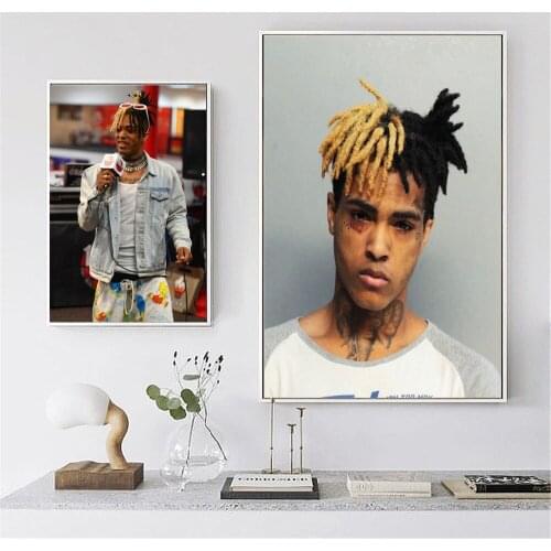 Xxxtentacion Jahseh Dwayne Onfroy Canvas Printed Painting Wall Art Pictures Home Decor Poster And Print Living Room Decoration