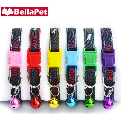 Cute Cat Collar with Bell Breakaway Flea Cats Collar Charm Safety Pet Product Quick Release Cat Necklace Cats Accessories