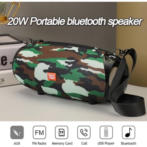 New TG534 multifunctional Bluetooth speaker, ultra-light outdoor portable portable waterproof card subwoofer FM radio, music cen