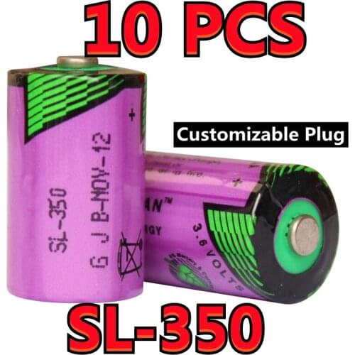NEW DATE) 10PCS Original NEW Battery For TADIRAN SL-350 1/2AA 3.6V S5 PLC Batteries