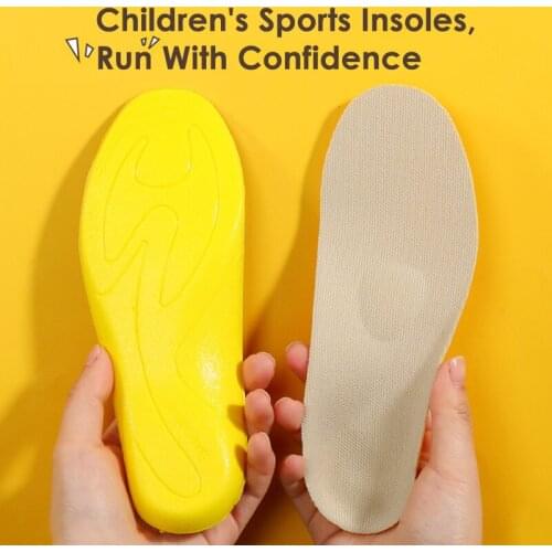 BANGNI Kids Orthopedic Insole Arch Support for Child Flat Feet Running Insert Soft PU Inserts Elastic Sports Shoes Pad Orthotics
