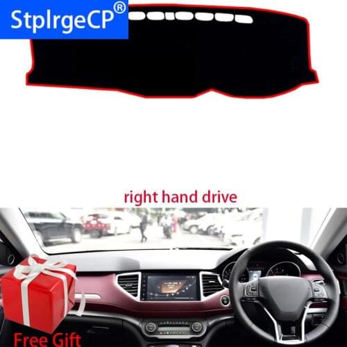 Car Dashboard Cover Mat for HAVAL H6 coupe 2018-2019 Right Hand Drive Dashmat Pad Dash Mat Covers Dashboard Accessories