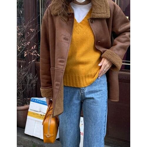 Женские зимние кожаные куртки RZIV China At AliExpress