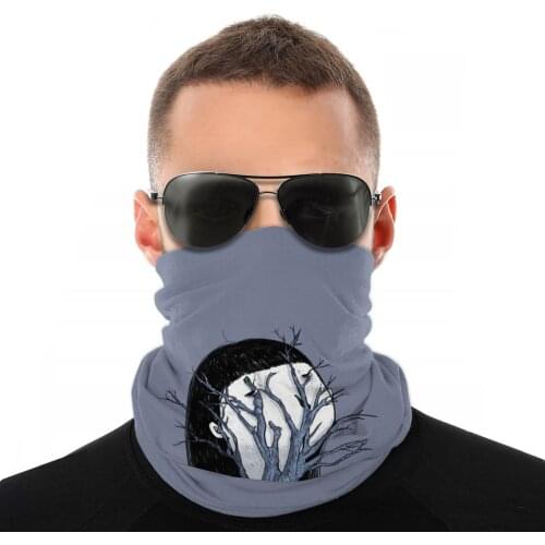 Mixed Emotions Scarves Half Face Mask Men Women Fashion Tube Scarf Seamless Bandanas Multi-functional Headband Biking Hiking