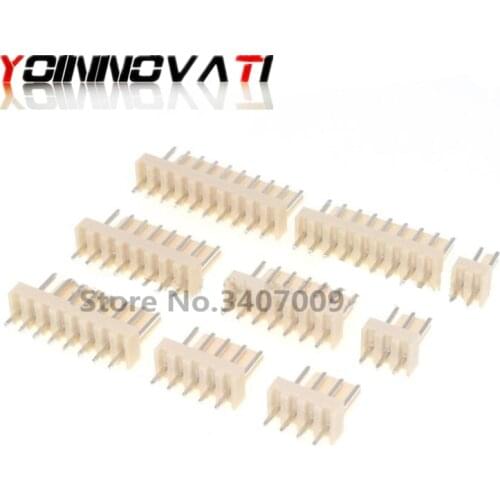 50pcs 2510-A KF2510 Connector 2.54MM PITCH Male Pin Header 2P/3P/4P/5P/6P/7P/8P/9P/10P/11P/12P Straight Needle for PCB 2.54MM