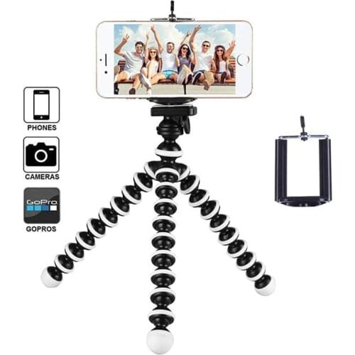 Universal Mini Octopus Tripod Stand Holder Flexible Gorillapod Tripods Phone Holder Clip Smartphone Monopod Trip Selfie Stativ