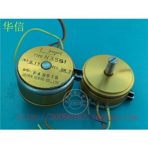 [VK] Japan N35S1 5K conductive plastic potentiometer CPP-35 servo mounting angle sensor switch