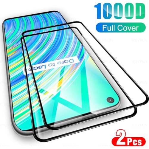 2Pcs Full Cover Tempered Glass For OPPO Realme C17 Phone Glas Screen Protector Glasses Film For O PPO Realmy C 17 17C 2020 6.5"