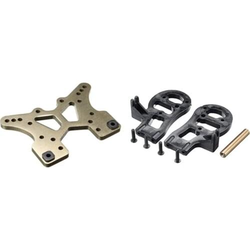 2 Set for JLB Racing CHEETAH 11101 1/10 RC Car Parts: 1 Set Shock Stay Shock Tower Board & 1 Set Tail Seat Holder